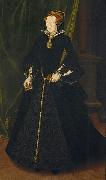 Hans Eworth wife of Sir Henry Sidney Spain oil painting artist